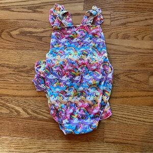 Posh Peanut x Lisa Frank Collab Magic Markie Bubble Romper Size 2T